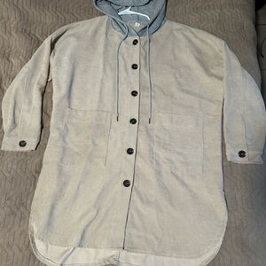 HYFVE Oversized Hooded Shacket